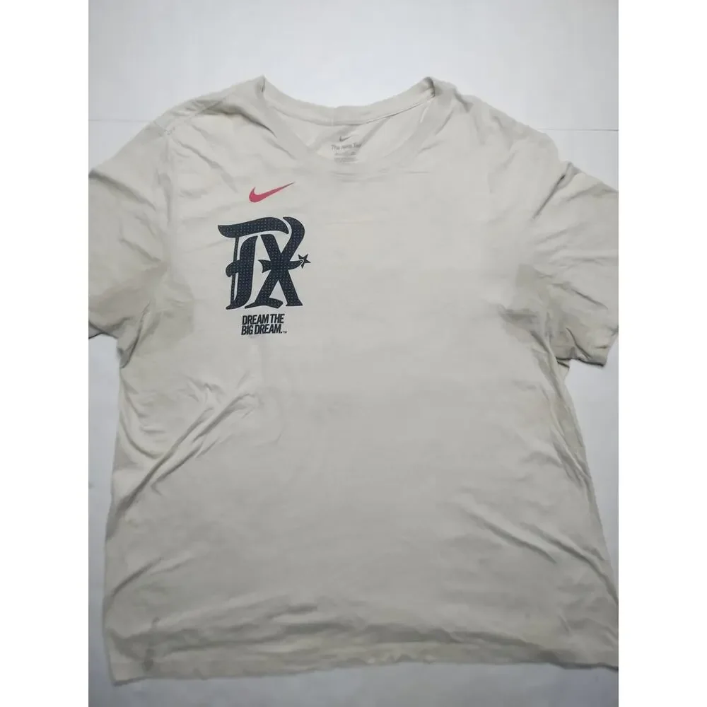 Nike Texas Rangers #53 City Connect T-Shirt Mens Small Cream